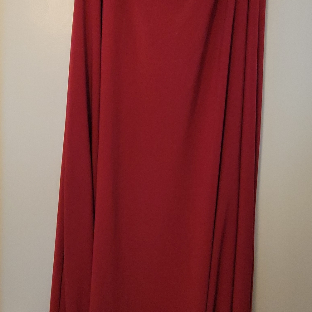 Chic Red A-Line Women's Skirt